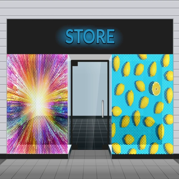Oneway Window Graphic Image